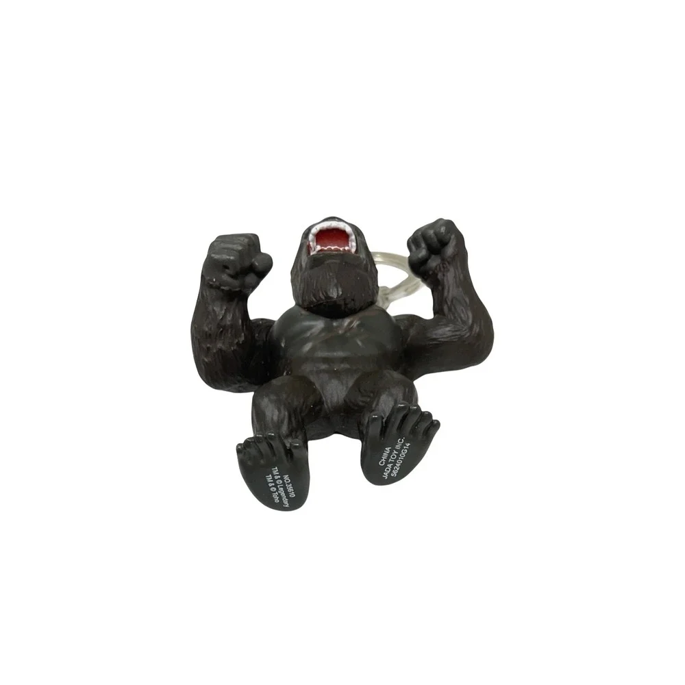 Jada Toys King Kong‎ Keychain Black Gorilla Figure Fierce Pose Collectible